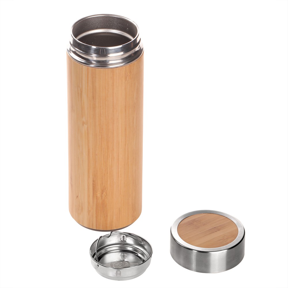 Thermos en bambou 350 ml avec infuseur | Christian